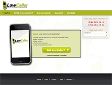 Tablet Screenshot of lowcaller.com